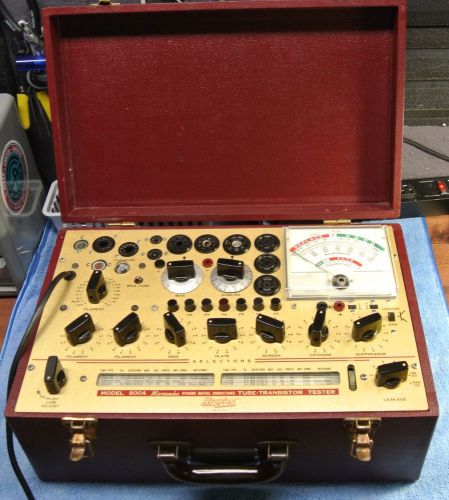 Hickok 800a tester - calibrated - plate current mod - quickcal mod - nice ! for sale