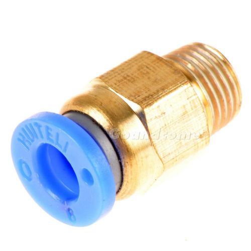 Male 1/8&#034; - 6mm straight push in fitting pneumatic push to connect air new g1cg for sale