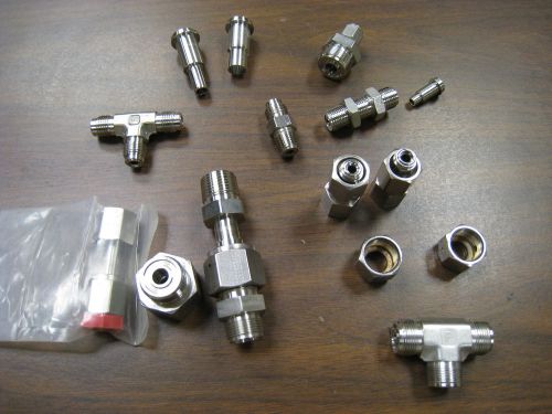 Parker Vacuseal / Ultraseal Fittings Assorted Lot