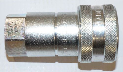 New faster 3/8&#034;-18 female npt thread steel coupler box of 25 p/n: hnv-38-npt-f for sale