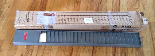 Time Card Rack NOS 25 Slot Latham USA Metal