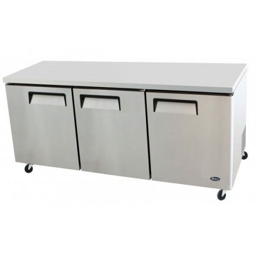 Atosa (3) door undercounter refrigerator mgf8404 for sale