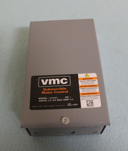 Vmc wayne electric control box submersible motor 1 hp  model 14940951 230v  nib for sale