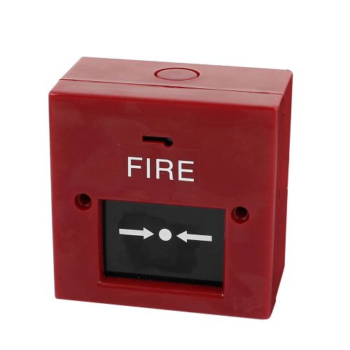 Dc 24v square break glass manual call points fire alarm pull station for sale