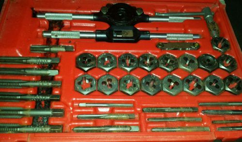 DAYTON 40 PIECE METRIC TAP &amp; DIE SET MODEL 4X575A IN CASE