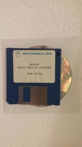 Motorola MOSTAR  Radio Service Software RVN4038A
