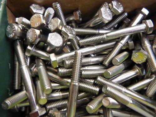 400 Brand New 5/16” X 2  1/2 ” Stainless Steel Hex Head Cap Screws In 4 Retail Boxes