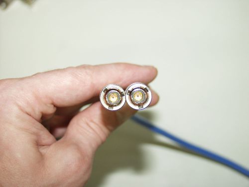 twinax cable with triaxial connectors