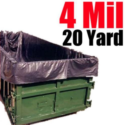 4 Mil 20 Yard Roll Off Dumpster Liner
