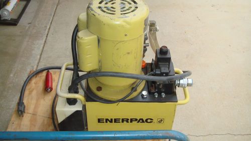 Enerpac hydraulic pump model ped 4002b, 2 gallon tank, 4000 psi, test run for sale