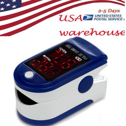 CONTEC BLUE Finger Tip Pulse Oximeter Blood Oxygen SpO2 PR Monitor home use
