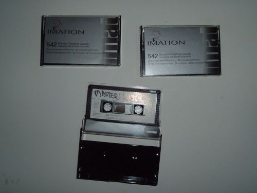 Imation 542 Dictating Cassette Tapes 3 Pack (1 used)