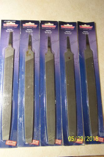 Lot of 5- westward mill files  p/n: 1nfn2 bastard cut, 10 inch, never used, new for sale