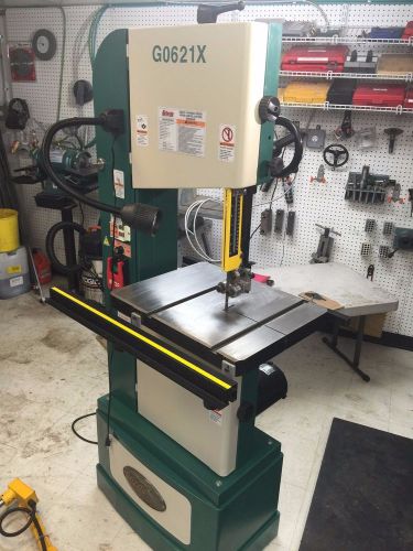 Vertical band saw- grizzly g0621x- combination wood &amp; metal for sale