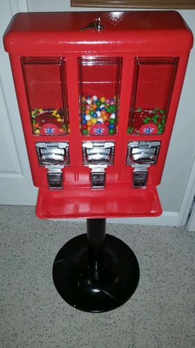 New in box Amerivend triple bulk candy vending machine
