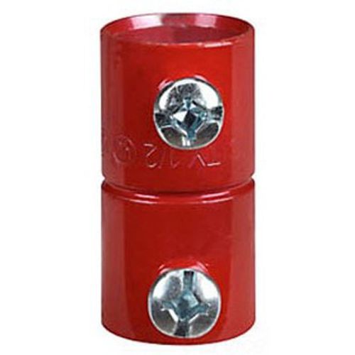 100 brand new t&amp;b 1/2&#034; set screw couplings for fire alarm systems color red for sale