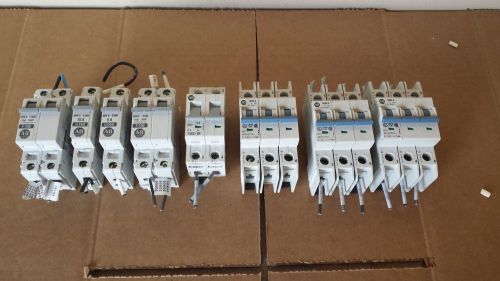8 PC Lot of Allen Bradley Panel Circuit Breakers