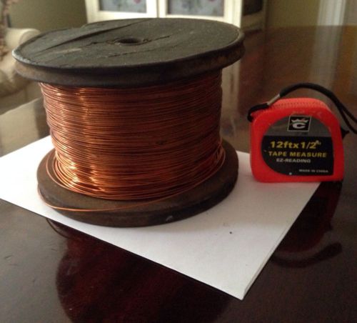 Vintage large spool of copper wire 10.8 lbs for sale
