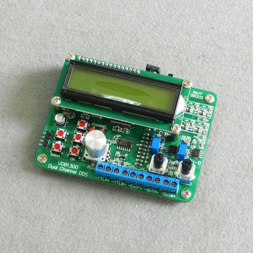Udb1308s dual dds signal source 8mhz ttl signal generator 60mhz frequency meter for sale