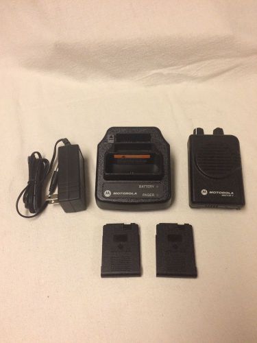 Used Motorola Minitor V (5) UHF Pager - 2 Channel stored voice 450-470 Mhz.