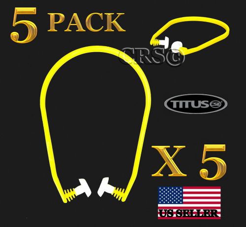 5 ear plugs u-band banded neck hearing protection earmuffs noise reduction new for sale