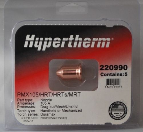 220990 nozzle 105A hypertherm plasma consumables 100 pcs