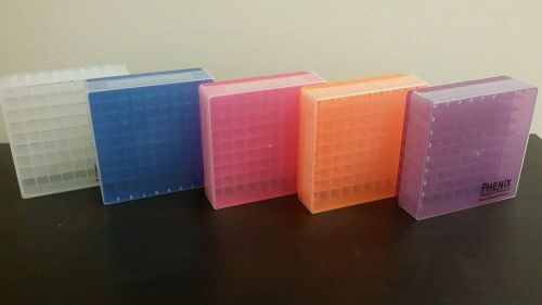 Plastic 81-place 1.5-2.0ml freezer rack storage box with lid r-7981 for sale