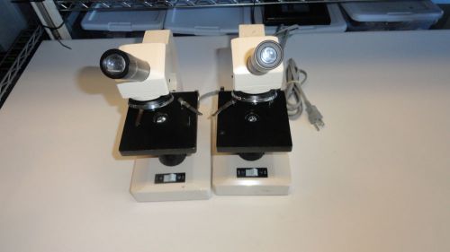 Lot of 2 SWIFT M3200 Monocular Lab Microscope