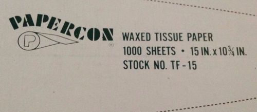 1,000 Sheets 15&#034; x 10.75&#034; Dry Waxed deli Paper Pop-Up 1000 500 x2 Hamburger food