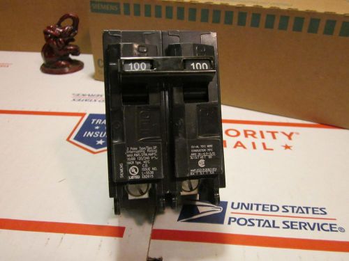 ***new*** ite siemens qp q2100 100 amp 2-pole plug in breaker **free ship usa** for sale