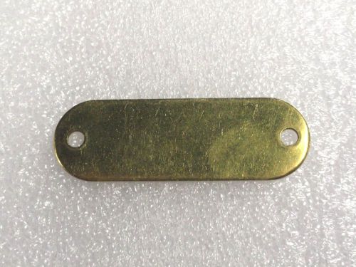 100 Count 1 1/4&#034; Blank Brass Tags