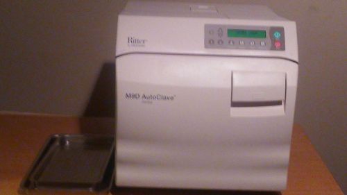 Midmark Ritter M9D Automatic Autoclave Ultraclave Only 31 Cycles!!!