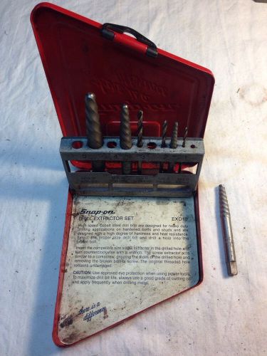 Snap On EXD 10 H.S. Cobalt Drill Extractor Set