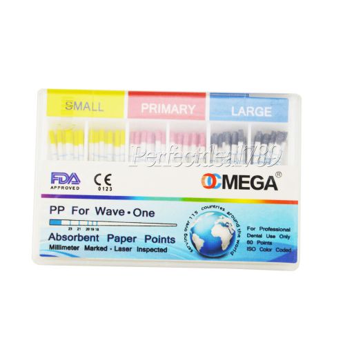 Bid Dental OCMEGA Absorbent Paper Points For Wave One Millimeter Marked Color