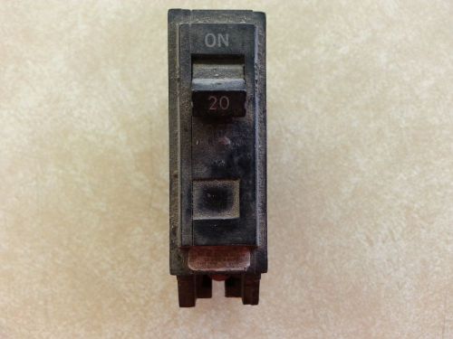 General electric 1 pole 20 bolt-in breaker type thqb for sale
