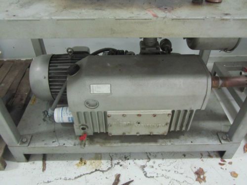 Busch RA 0160 7.5 HP rotary vane vacuum pump, 117 CFM, 11 torr. Nice!