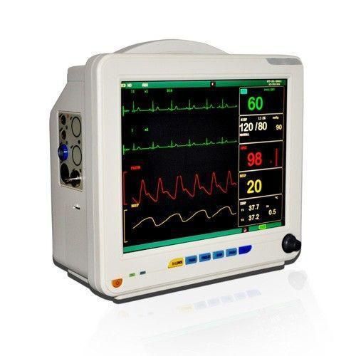 New 12-inch icu ccu 6-parameter patient monitor with voice alarm+thermal printer for sale