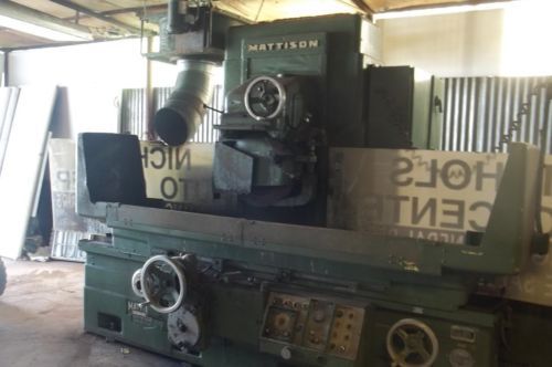 Mattison 14&#034; x 48&#034; 3 axis automatic down feed surface grinder for sale