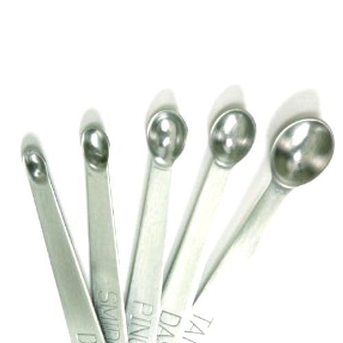 New Norpro Mini Stainless Steel Measuring Spoons Set 5Pcs Dash Pinch Kitchen