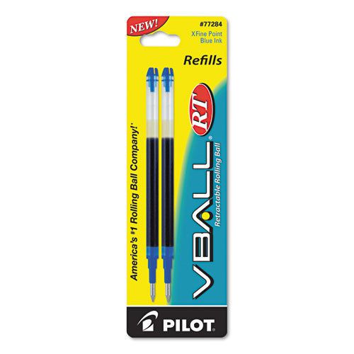 Refill for v ball retractable rolling ball pen, extra fine, blue ink for sale