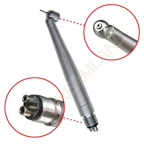 Dental 45 degree optic fiber high speed e-generator led handpiece kavo style ghy for sale