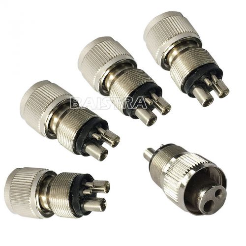 5 pcs dental h s handpiece tubing change adapter connector converter m4 to b2 for sale