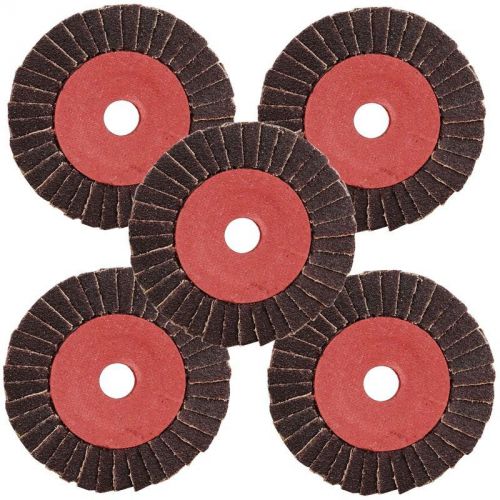 5 x 4&#034; 100mm grinding wheel sand paper 60 grit flap disc sanding clean for sale