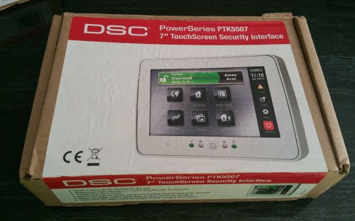 DSC PTK5507 TOUCHSCREEN KEYPAD POWER SERIES ALARM PC1832 PC1864 7&#034; LCD WHITE