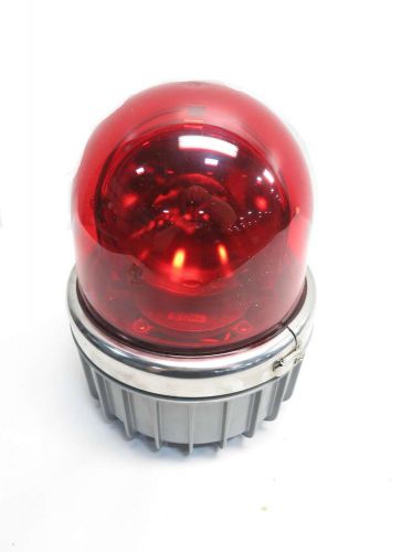 FEDERAL SIGNAL 371L-120R COMMANDER ROTATING RED WARNING LIGHT FIXTURE D514704