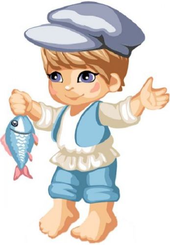 30 Custom Little Fisherman Personalized Address Labels