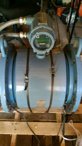 12&#034; rosemount magnetic flow tube with transmitter for sale
