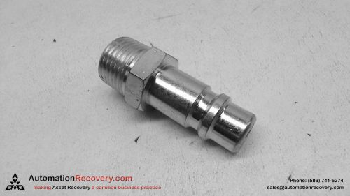 FOSTER P581 AIR HOSE CONNECTOR 2-1/4&#034; LENGTH 1/4&#034; HOSE CONNECTOR, NEW*