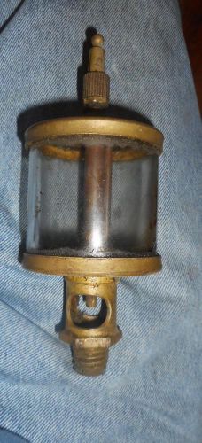 Vintage Brass  Hit &amp; Miss Gas Engine drip Oiler
