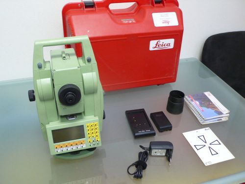 LEICA TCRA1103plus reflectorless extended range total station dual display